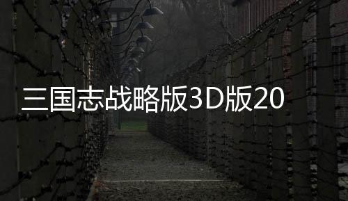 三国志战略版3D版2024